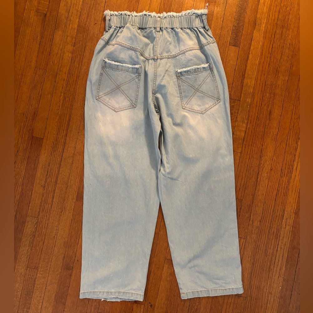 Paperlace Wide Leg Heart Jeans - Picture 9 of 14